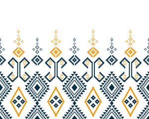 embroidery abstract Traditional geometric ethnic fabric pattern ornate elements with ethnic patterns design for textiles, rugs, clothing, sarong, scarf, batik, wrap, embroidery, print, curtain, carpet