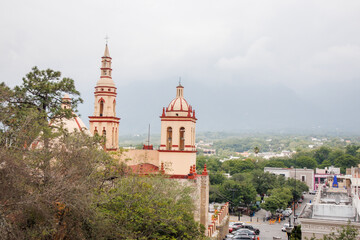 Parroquia de Santiago Ap&oacute;stol, pueblo magico, santiago, monterrey nuevo leon 