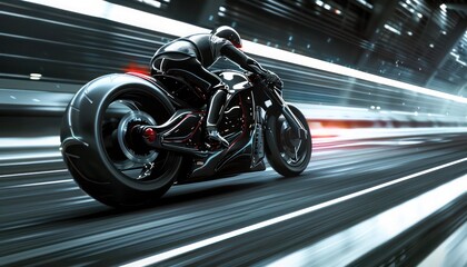 Fototapeta premium fast moving car in motion