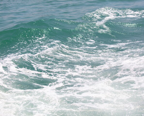 Waves in the sea abstract background. Texture