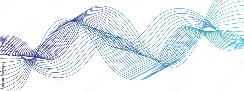 Poster technology abstract wave energy flow frequency digital wavey lines. business illustration pattern of