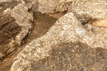 Rocky stone as an abstract background. Texture