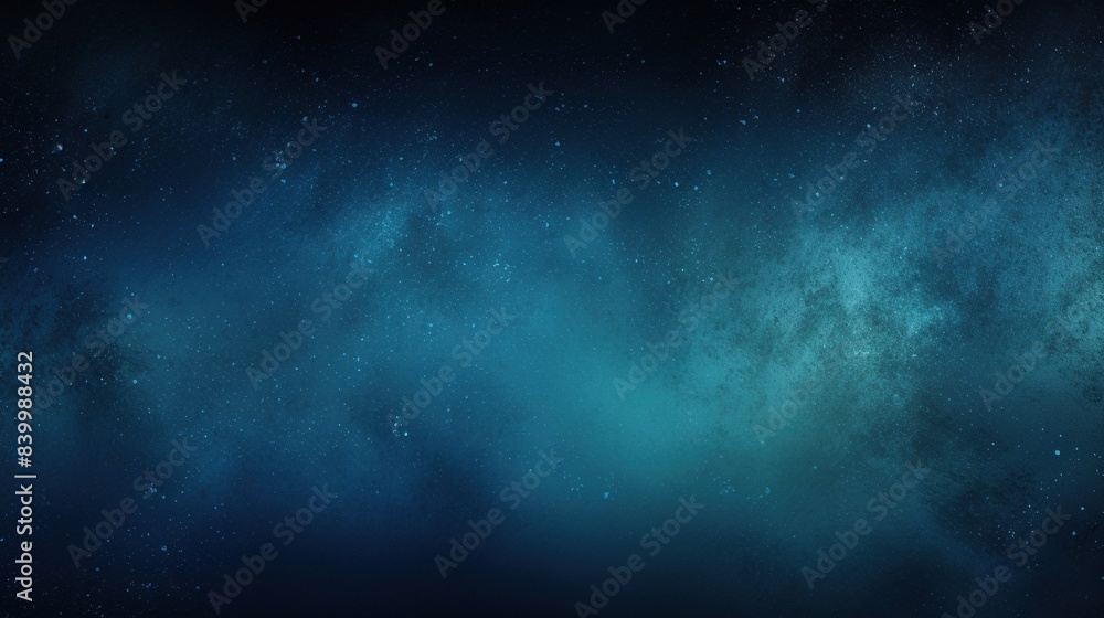 Wall mural blue black gradient background grainy noise texture backdrop abstract poster banner header design