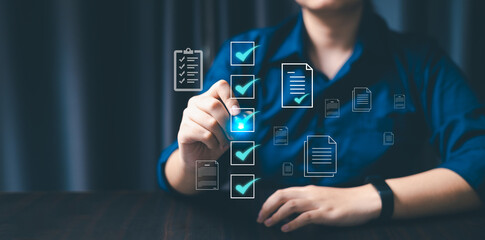 Online document management has become essential for corporate offices, In the digital age, person uses computer technology to streamline business operations. document, online, technology, management.