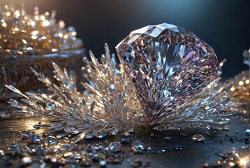 Vivid Crystal Jewelry, Elegant Diamond Decorations