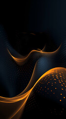 Gradient lines, flowing light waves