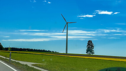 Windmill turbines in the Germany