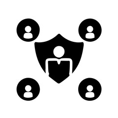 Shielded Digital: Cyber Security Icon Design