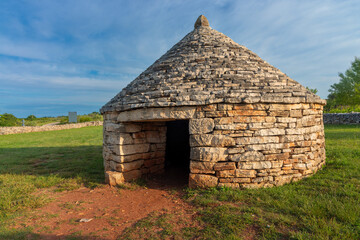 A kazun, a traditional stone building from Istra, Croatia