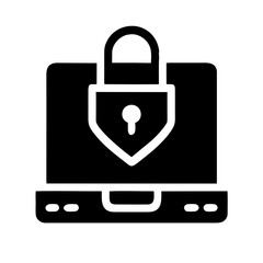 Shielded Digital: Cyber Security Icon Design