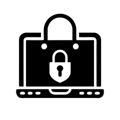 Shielded Digital: Cyber Security Icon Design