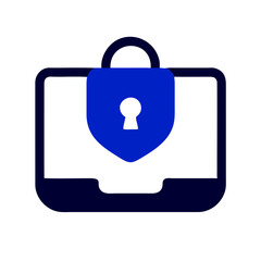Shielded Digital: Cyber Security Icon Design