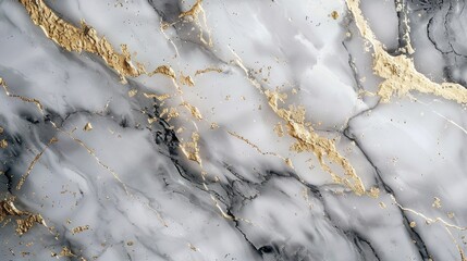 Opulent marble surface with refined gold embellishments, leaving an unoccupied space for customizable text. Ideal for sophisticated designs.