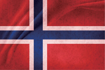 Fototapeta premium ノルウェー 国 旗 世界 背景