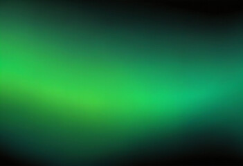 Fototapeta premium Green and black gradient background