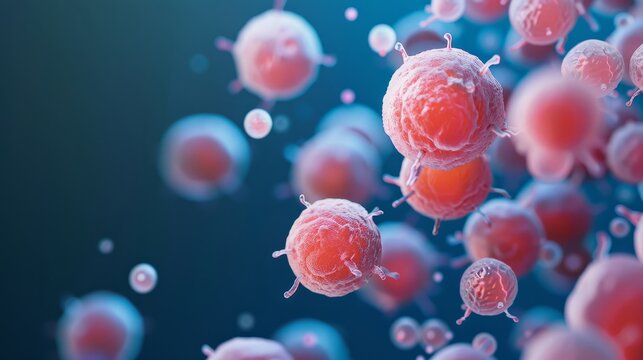 Microscopic Illustration of Drug-Resistant Strep