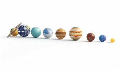 Fototapeta premium solar system diagram