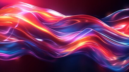 abstract background with streams of light trails, high detail