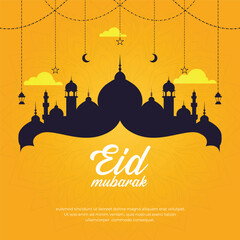 Eid Mubarak Social Media post Design 

