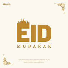 Eid Mubarak Social Media post Design 
