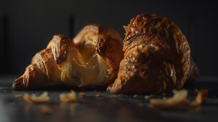 Irresistible puff pastry creations boasting a crispy shell, airy texture, and rich fillings, photographed to emphasize their culinary excellence.

