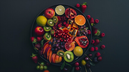 Nutritious breakfast with veggies promotes well-being.

