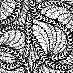 Abstract doodle lines, Abstract, Doodle, Doodle with black lines. Assemble as a picture Lines form a figure that has no definite shape. Black lines, White background.