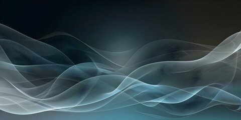 Fototapeta premium Abstract blackblue gradient background with geometric shapes waves and grunge texture. Concept Abstract Art, Black-Blue Gradient, Geometric Shapes, Waves, Grunge Texture