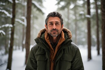 Man enjoying Nature view