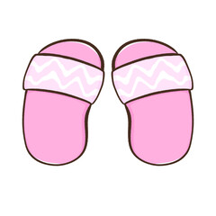pink flip flops