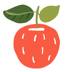 playfull illustration of fruit