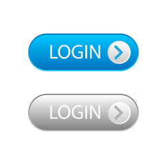 Login web button. vector design. Vector illustration.