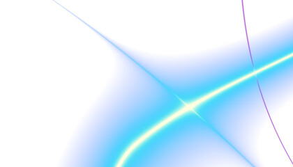 Energy lines with transparent gradient background. Elegant rainbow colours wavy line on Transparent png overlay background