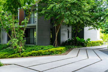 Green city park, Nature park of condo.