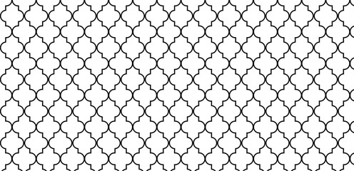Fototapeta premium Decorative arabia black color seamless pattern png