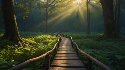 Obraz premium sunset in the mountains