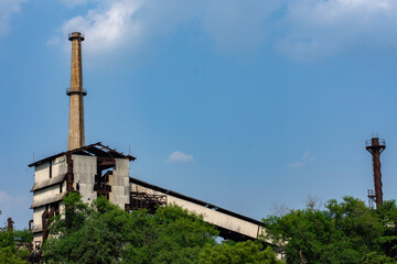 Obraz premium Industrial Abundance: Coal Factory in Dhanbad, Jharkhand