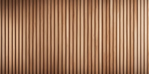 Obraz premium Vertical slats on wooden wall natural wood paneling texture for interior design