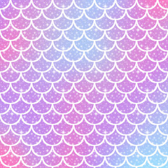 seamless mermaid scale pattern. Mermaid scales shiny glitter. Fish scales pattern background. holographic effect. Reflecting the shimmer light and creating gradient © FyfaMetarial