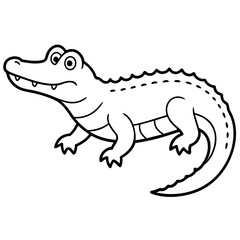 Fototapeta premium cartoon line art vector illustration.