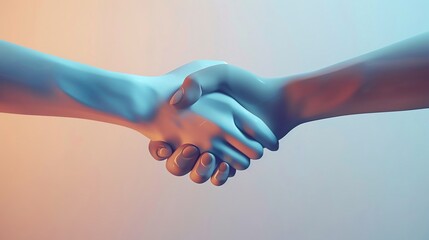 Seal business deals with impactful 3D renderings of handshakes