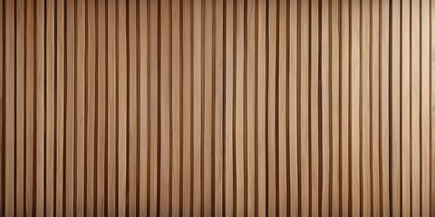 Fototapeta premium Vertical slats on wooden wall natural wood paneling texture for interior design