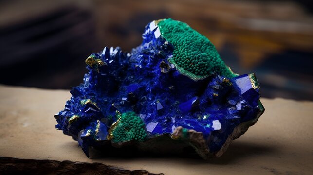 Raw azurite