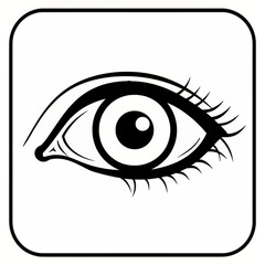 Obraz premium eye icon vector