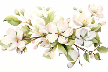 Obraz premium blossom isolated on white