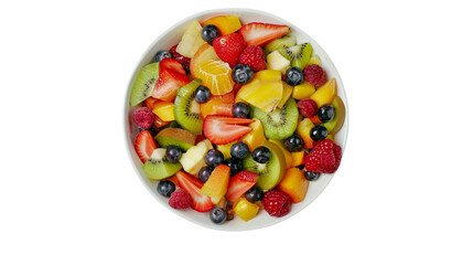 Fresh fruit salad bowl