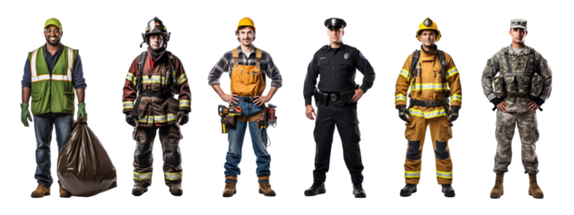 Men adult career set