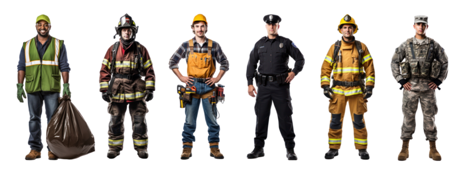 Men adult career set - Powered by Adobe