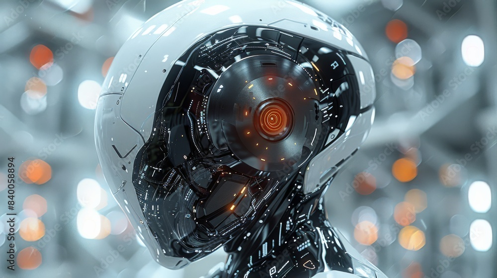 Poster artificial intelligence illustration, high resolution. generative ai.