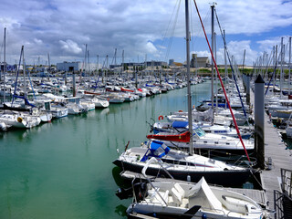 Marina Olona of Les Sables d'Olonne, commune in the Vendée department in the Pays de la Loire region in western France